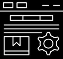Product Management Glyph Icon vector