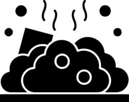 Landfill Glyph Icon vector