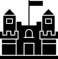Fortress Glyph Icon vector