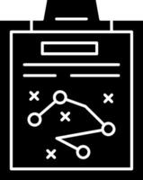 Strategy Glyph Icon vector