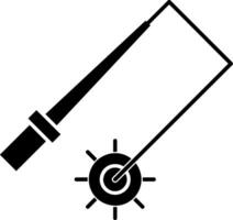 Flail Glyph Icon vector