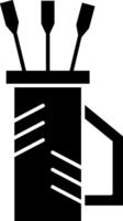 Quiver Glyph Icon vector
