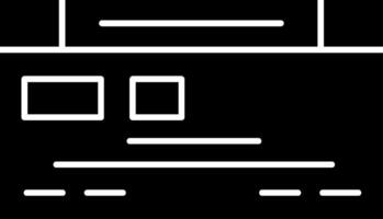Credit Card Glyph Icon vector