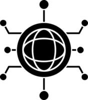 Digitalisation Glyph Icon vector
