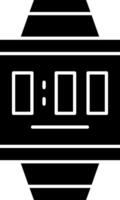 Smartwatch Glyph Icon vector
