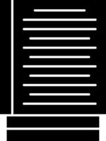 Ebook Glyph Icons vector