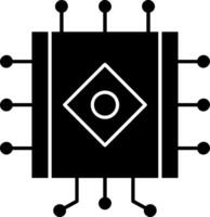 Cpu Glyph Icon vector