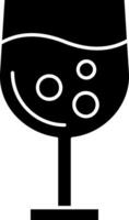 Champagne Glyph Icon vector