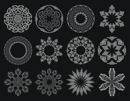 Authentic Indonesian Riau Malay Element Graphics vector