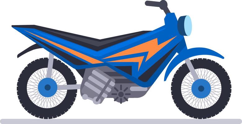 Modern electric off road motorcycle promoting eco friendly transportation solutions for adventure and recreation, featuring a sleek design and powerful electric motor