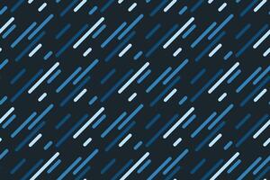 Abstract seamless pattern with diagonal lines in shades of blue on a dark background. Perfect for website backgrounds, presentations, or textile design. Evokes speed, technology, and movement. vector