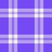 Glamour plaid seamless texture, handmade textile fabric . Tee pattern check tartan background in indigo and white colors. vector