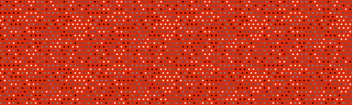 Abstract red geometric pattern. Seamless texture of tiny dots in varying shades of red, orange, and brown, creating a subtle, repeating design. vector