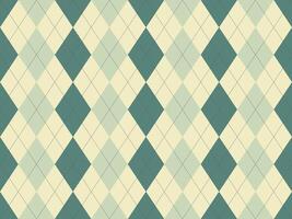 Elegant argyle pattern in muted greens and beige. Perfect for backgrounds, textiles, or adding a touch of classic style to your designs. vector