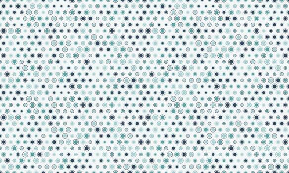 Abstract teal and navy circular pattern on white background. Perfect for website backgrounds, textiles, or modern design projects. Represents connection, data, or technology. vector