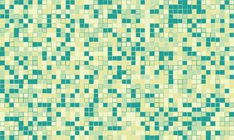 Abstract mosaic background. Pastel teal and beige squares create a textured, pixelated effect. Ideal for website banners, presentations, or modern design projects. vector