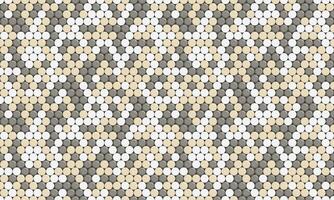 Abstract geometric seamless pattern. Elegant neutral color palette of beige, gray, and white circles create a sophisticated, modern design ideal for backgrounds, textiles, or website design. vector