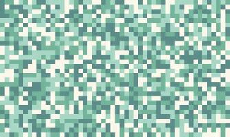 Abstract pixel art background. Seamless pattern of teal and offwhite squares creates a calming, digital texture perfect for websites, presentations, or textile design. vector