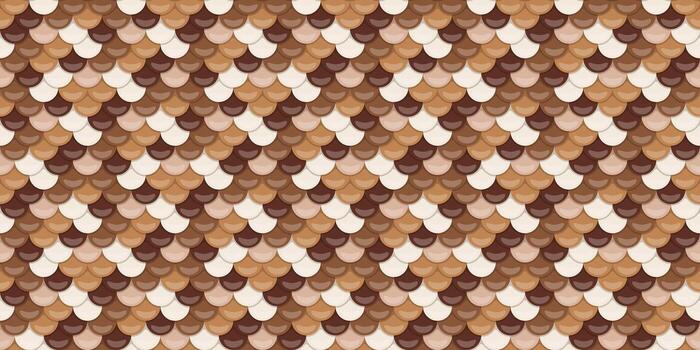 A brown and white pattern with a pattern vector