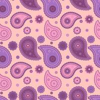 Trendy vibrant, stroke ink. Paisley endless as pastel romantic. Trend greeting card a horizontal tradition. vector