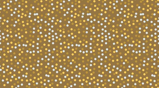 Abstract gold and white polka dot pattern. Perfect for festive backgrounds, textures, or website design. Elegant and versatile, this seamless design evokes feelings of celebration and joy. vector