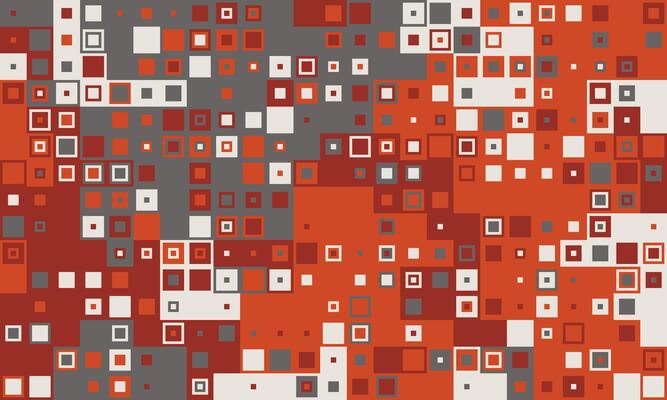 Abstract geometric pattern. Red, gray, and white squares create a dynamic, pixelated texture ideal for backgrounds, website design, or modern art projects.