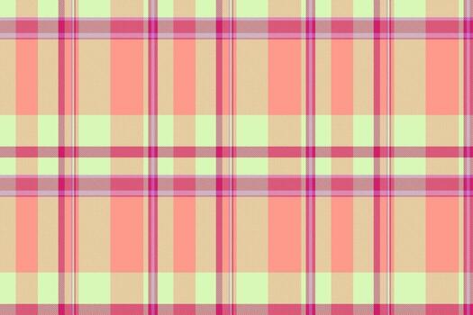 Present background textile seamless, thin texture pattern plaid. Rich tartan fabric check in red and light colors. vector