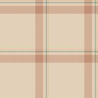 Subtle neutral plaid pattern in soft peach, beige, and dusty blue. Perfect for textile design, website backgrounds, or stationery. Evokes a sense of calm and understated elegance. vector