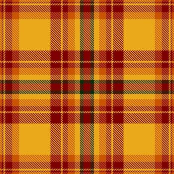 evento tartán sin costura tartán, puntada modelo tela textil. a cuadros cheque textura antecedentes en ámbar y granate colores. vector