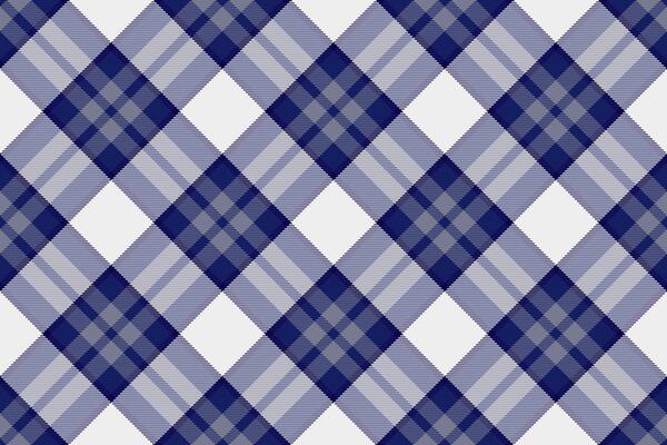New fabric seamless texture, warm textile plaid. Light check background pattern tartan in white and blue colors.