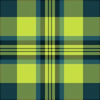 Vibrant lime green and teal plaid pattern. Perfect for textile design, fashion, website backgrounds, or any project needing a bold, energetic texture. vector