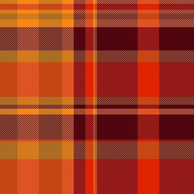 Internet textile background plaid, back to school pattern texture fabric. Mesh seamless tartan check in red and orange colors.