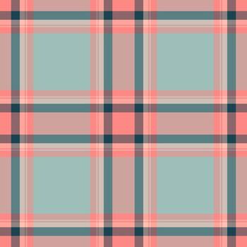 Menu fabric textile plaid, satin texture background check. Customize seamless pattern tartan in light and red colors. vector