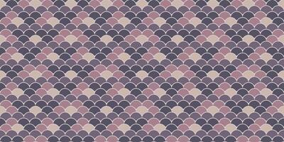 Elegant seamless pattern of overlapping semicircles in muted purples and pinks. Ideal for website backgrounds, textiles, or stationery design. vector