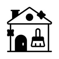 Easy to use glyph icon of modern home cleaning vector