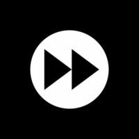 a white arrow pointing in a circle vector