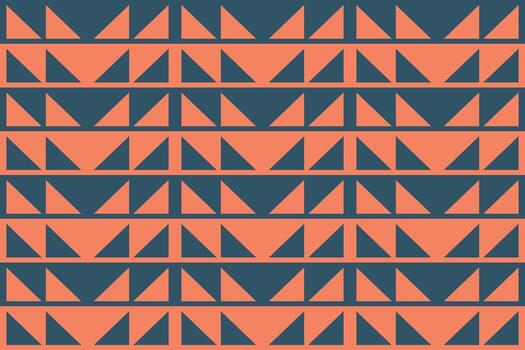 Abstract orange pattern with triangles vector
