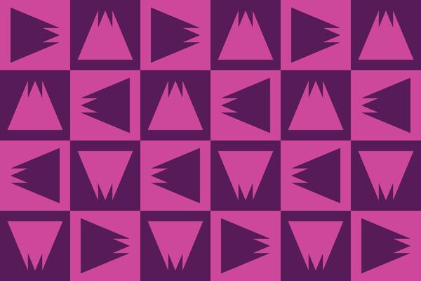 Abstract purple and pink background with triangles
