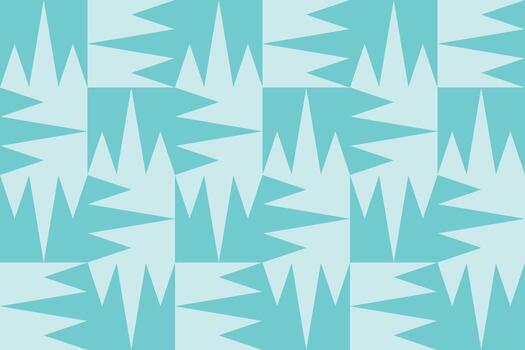 Abstract blue and white pattern with triangles vector
