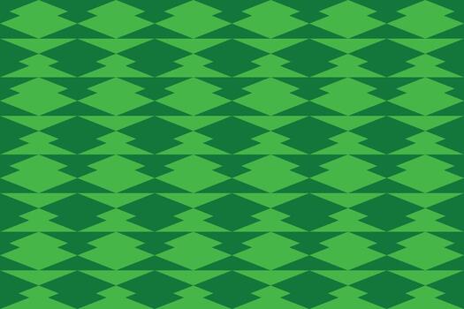 Abstract green and white pattern with triangles vector