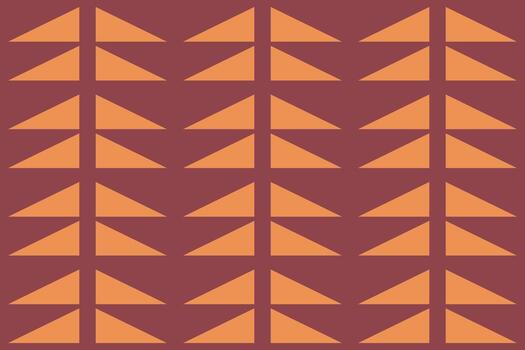Abstract pattern with orange and brown triangles vector