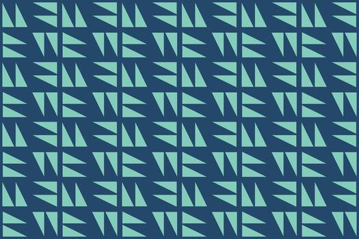Triangle blue and green geometric pattern vector
