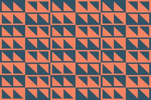 Abstract orange pattern with triangles on it vector