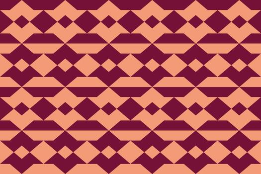 An pattern with red and orange squares vector