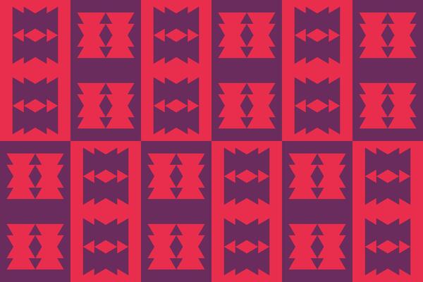 Abstract red and purple pattern with triangles