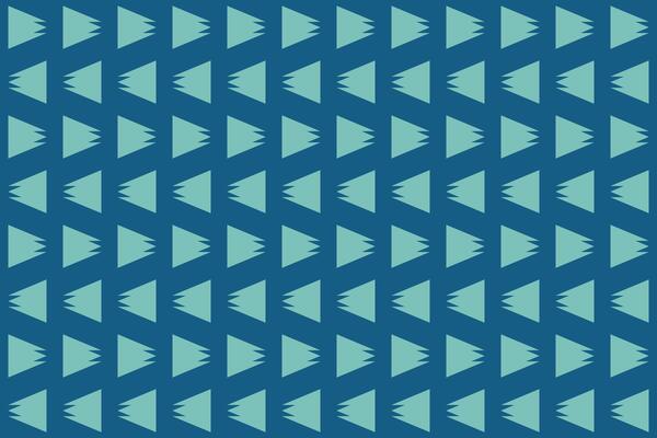 Abstract blue green pattern triangles