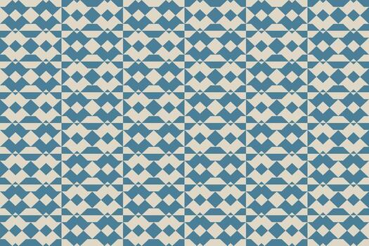 Abstract blue geometric pattern background vector