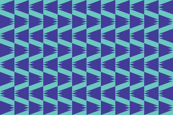 Abstract blue green pattern with triangles