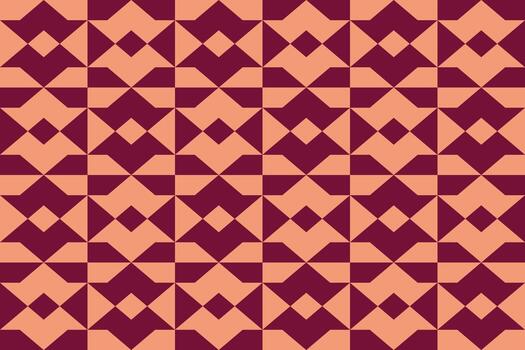 Abstract pattern with red and orange squares vector