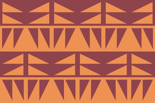 un modelo con triangulos y triangulos en un naranja antecedentes vector